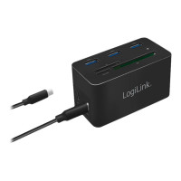 Produktbild för LogiLink - dockningsstation - USB-C 3.2 Gen 1 - HDMI - 1GbE