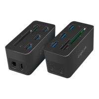 Produktbild för LogiLink - dockningsstation - USB-C 3.2 Gen 1 - HDMI - 1GbE