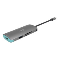 Produktbild för i-Tec USB-C Metal Nano Dock 4K HDMI + Power Delivery - dockningsstation - USB-C 3.1 - HDMI