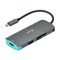 Produktbild för i-Tec USB-C Metal Nano Dock 4K HDMI + Power Delivery - dockningsstation - USB-C 3.1 - HDMI