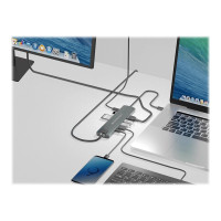 Produktbild för Conceptronic DONN06G - dockningsstation - USB-C 3.1 Gen 1 - HDMI - 1GbE