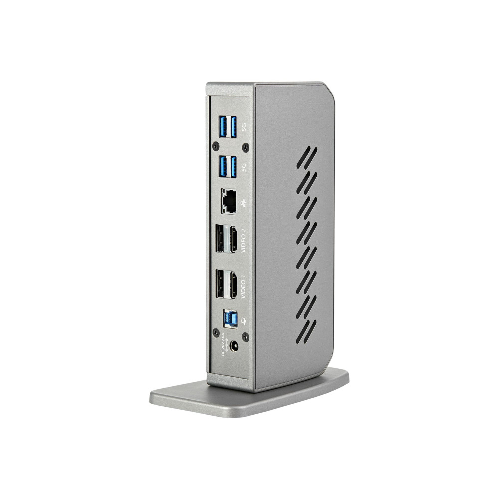 Produktbild för StarTech.com USB-C USB-A dockningsstation - Hybrid universell USB 3.0-dockningsstation för USB-C eller USB-A bärbar dator - Dubbla skärmar 4K 60 Hz HDMI/DisplayPort - 6x USB-A, GbE - USB 3.1 Gen 1 - Windows/Mac - dockningsstation - USB - 2 x HDMI, 2 x DP 