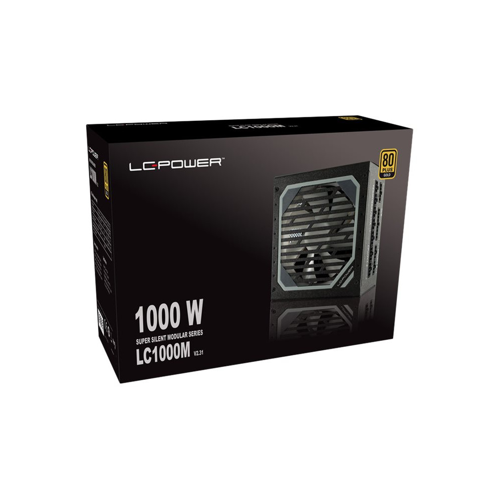 Produktbild för LC Power Super Silent Modular Series LC1000M V2.31 - nätaggregat - 1000 Watt