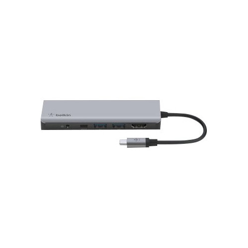 Belkin International Belkin CONNECT USB-C 7-in-1 Multiport Adapter - dockningsstation - USB-C - HDMI