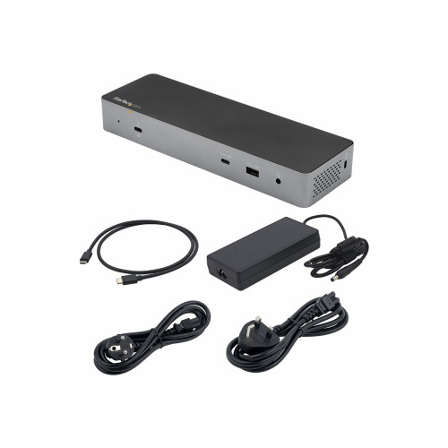 StarTech.com StarTech.com Thunderbolt 3-dockningsstation med USB-C värdkompabilitet - Dubbla 4K 60Hz DisplayPort 1.4- eller dubbla HDMI-skärmar - Singel 8K - TB3/USB-C dockningsstation för bärbar dator - 96 W PD, 5xUSB - 10 Gbit/s - dockningsstation - USB-C 3.2 Gen 2 