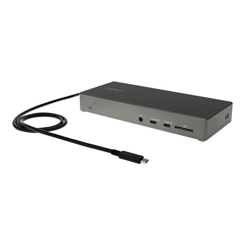 StarTech.com StarTech.com USB C-dockningsstation - USB Type-C dockningsstation för tre 4K-skärmar - 100 W strömförsörjning - DP 1.4 alt-läge och DSC, 2x DisplayPort 1.4/HDMI 2.0 - 6x USB (2x 10 Gbit/s) - Windows/Chrome - dockningsstation - USB-C - HDMI, 2 x DP - 1GbE