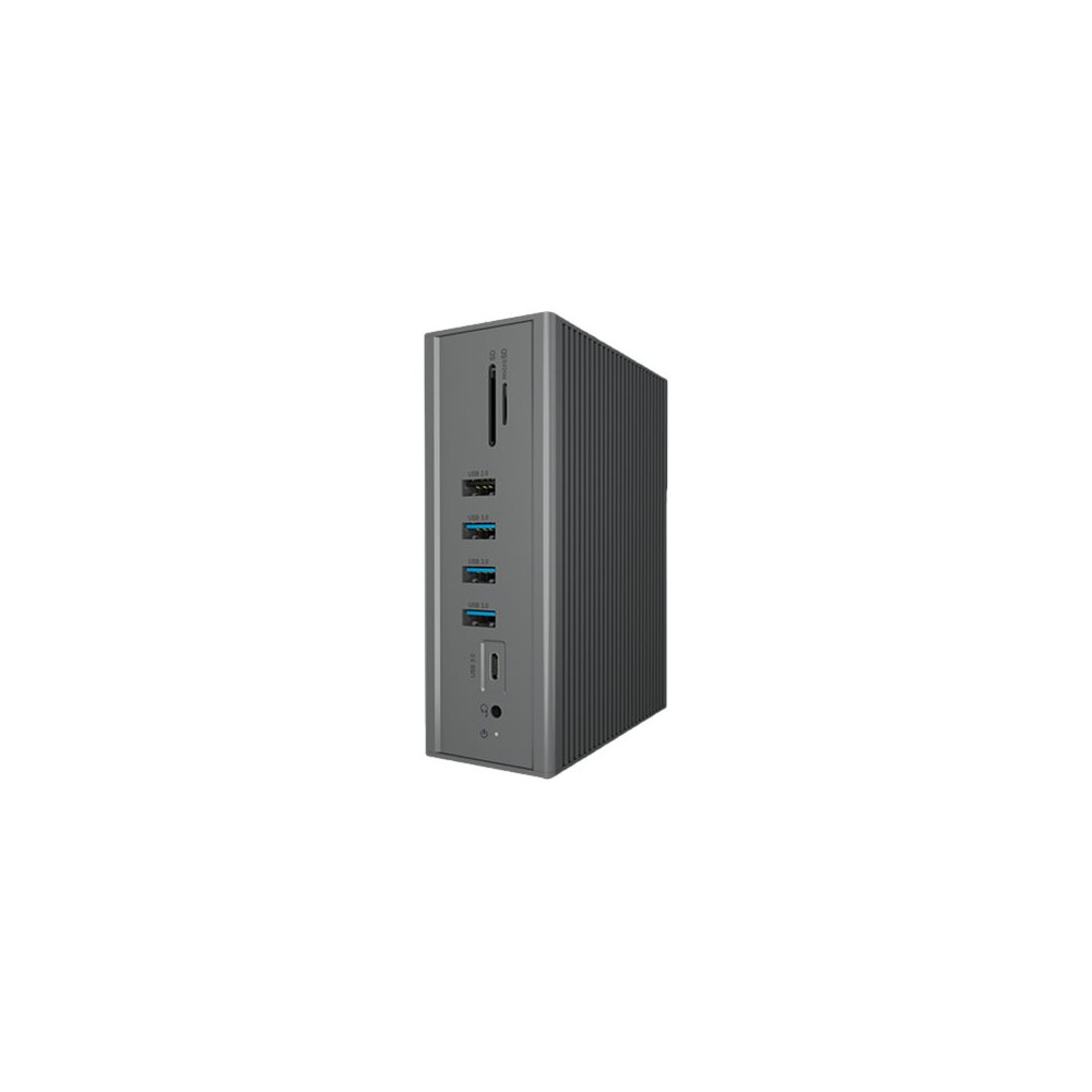 Produktbild för ICY BOX IB-DK2262AC - dockningsstation - USB-C - 2 x HDMI, VGA - 1GbE