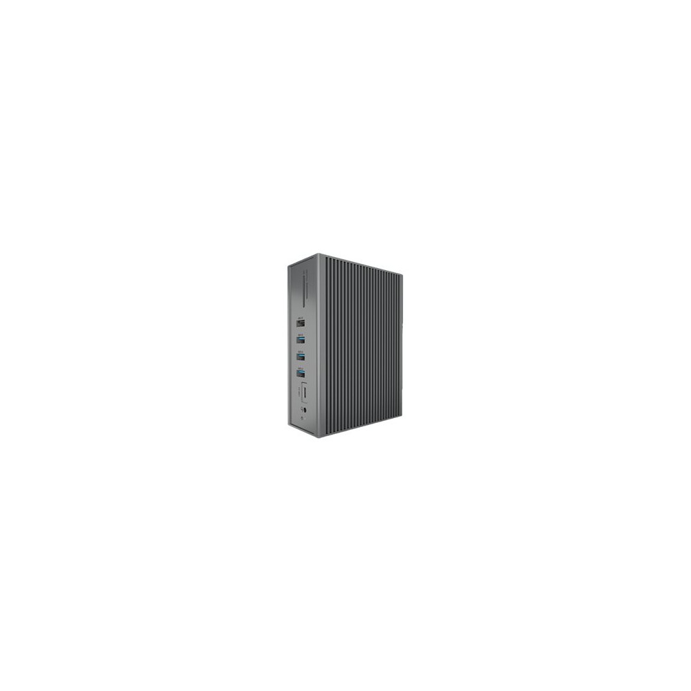 Produktbild för ICY BOX IB-DK2262AC - dockningsstation - USB-C - 2 x HDMI, VGA - 1GbE