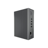 Produktbild för ICY BOX IB-DK2262AC - dockningsstation - USB-C - 2 x HDMI, VGA - 1GbE