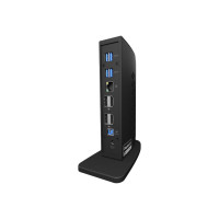 Produktbild för ICY BOX IB-DK2252AC - dockningsstation - USB-C / Thunderbolt 3 / USB 3.0 - 2 x DP, 2 x HDMI - 1GbE