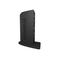 Produktbild för ICY BOX IB-DK2252AC - dockningsstation - USB-C / Thunderbolt 3 / USB 3.0 - 2 x DP, 2 x HDMI - 1GbE