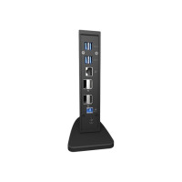 Produktbild för ICY BOX IB-DK2252AC - dockningsstation - USB-C / Thunderbolt 3 / USB 3.0 - 2 x DP, 2 x HDMI - 1GbE