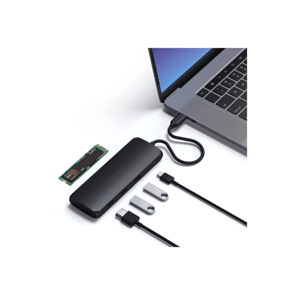 Produktbild för Satechi - dockningsstation - USB-C - HDMI