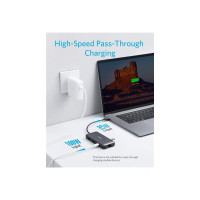 Produktbild för Anker PowerExpand 8-in-1 USB-C PD Media Hub - dockningsstation - USB-C - 2 x HDMI - 1GbE