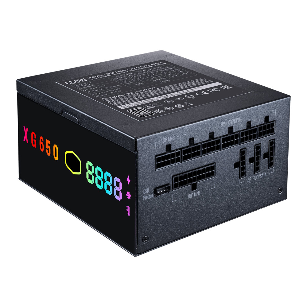 Produktbild för Cooler Master XG650 PLUS PLATINUM - nätaggregat - 650 watt
