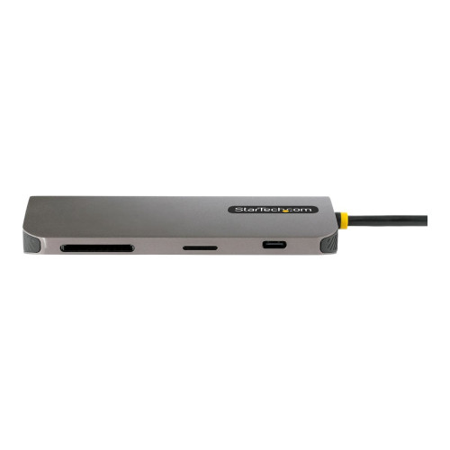 StarTech.com StarTech.com USB C-multiportadapter, 4K 60 Hz HDMI Video, 3-portars 5 Gbps USB-A-hubb, 100 W USB strömförsörjning Pass-Through, GbE, SD/MicroSD, 30 cm kabel, resedocka, dockningsstation för bärbar dator - dockningsstation - USB-C / Thunderbolt 3 / Thunder