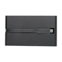 Produktbild för Eaton Tripp Lite Series USB-C Laptop Docking Station - HDMI, VGA, GbE, 4K @ 30 Hz, Thunderbolt 3, USB-A, USB-C, PD Charging 3.0, Black - dockningsstation - USB-C 3.1 / Thunderbolt 3 - VGA, HDMI - 1GbE