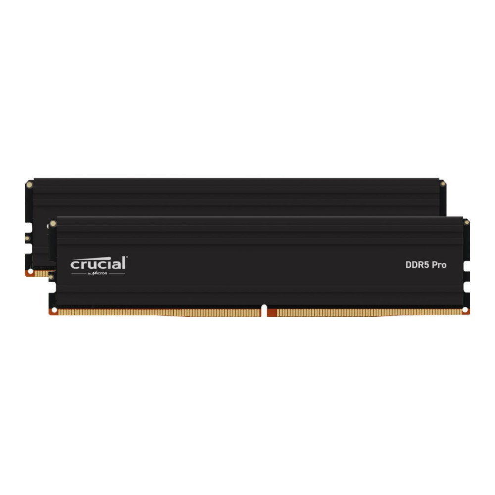 Produktbild för Crucial - DDR5 - sats - 32 GB: 2 x 16 GB - DIMM 288-pin - 5600 MHz / PC5-44800 - ej buffrad
