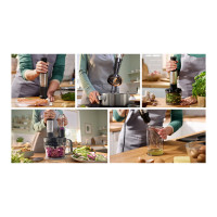 Produktbild för Bosch Serie | 6 ErgoMaster MSM6M810 - handmixer - rostfritt stål
