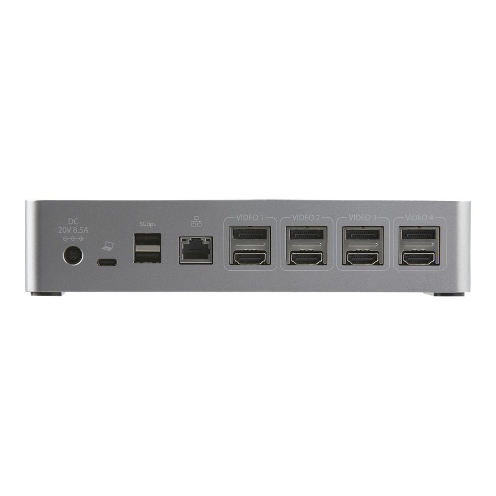 Produktbild för StarTech.com USB-C Dock, 4K 60Hz Quad Monitor DisplayPort & HDMI, Universal USB C Docking Station with 100W Power Delivery Charging, USB Hub w/ 1x USB Type-C & 3x USB-A, Ethernet, Audio - Thunderbolt 3 Compatible (DK31C4DPPDUE) - dockningsstation - USB-C 