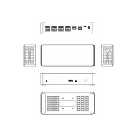 Produktbild för StarTech.com USB-C Dock, 4K 60Hz Quad Monitor DisplayPort & HDMI, Universal USB C Docking Station with 100W Power Delivery Charging, USB Hub w/ 1x USB Type-C & 3x USB-A, Ethernet, Audio - Thunderbolt 3 Compatible (DK31C4DPPDUE) - dockningsstation - USB-C 