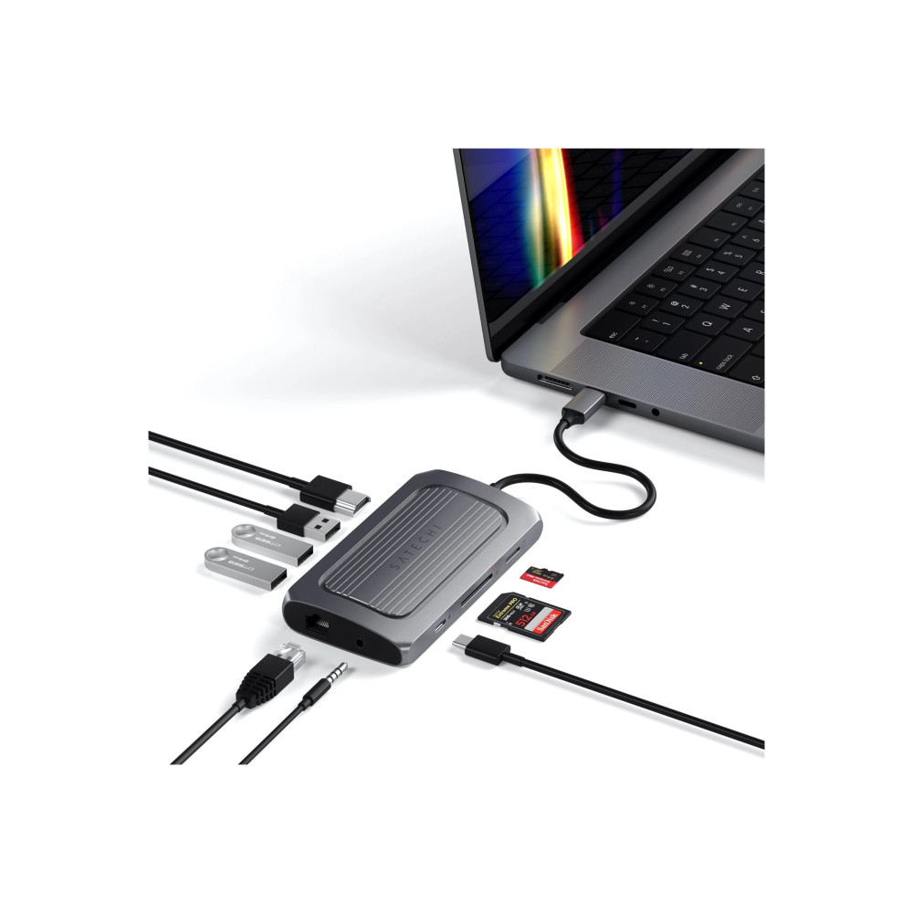 Produktbild för Satechi - dockningsstation - USB-C - HDMI