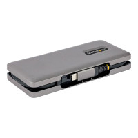 Produktbild för StarTech.com 4-Port USB-C Hub, 1x USB-A and 3x USB-C Ports, USB 3.1 10Gbps, Bus Powered, USB Type C Hub with 9.8in (25cm) Wrap-Around Cable, Portable USB-C to USB-A Hub - USB Expansion Hub (HB31CM1A3CB) - hubb - 4 portar