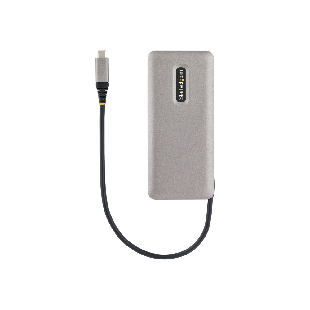 Produktbild för StarTech.com 4-Port USB-C Hub, 1x USB-A and 3x USB-C Ports, USB 3.1 10Gbps, Bus Powered, USB Type C Hub with 9.8in (25cm) Wrap-Around Cable, Portable USB-C to USB-A Hub - USB Expansion Hub (HB31CM1A3CB) - hubb - 4 portar