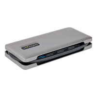 Produktbild för StarTech.com 4-Port USB-C Hub, 1x USB-A and 3x USB-C Ports, USB 3.1 10Gbps, Bus Powered, USB Type C Hub with 9.8in (25cm) Wrap-Around Cable, Portable USB-C to USB-A Hub - USB Expansion Hub (HB31CM1A3CB) - hubb - 4 portar