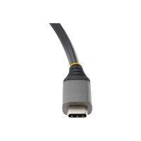 Produktbild för StarTech.com 4-Port USB-C Hub, 1x USB-A and 3x USB-C Ports, USB 3.1 10Gbps, Bus Powered, USB Type C Hub with 9.8in (25cm) Wrap-Around Cable, Portable USB-C to USB-A Hub - USB Expansion Hub (HB31CM1A3CB) - hubb - 4 portar