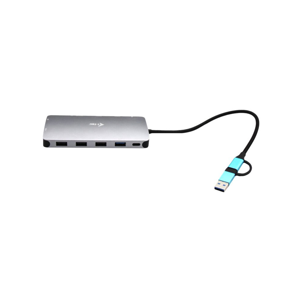 Produktbild för i-Tec Nano Dock - dockningsstation - USB 3.0 / USB4 / Thunderbolt 4 - VGA, 2 x HDMI - 1GbE