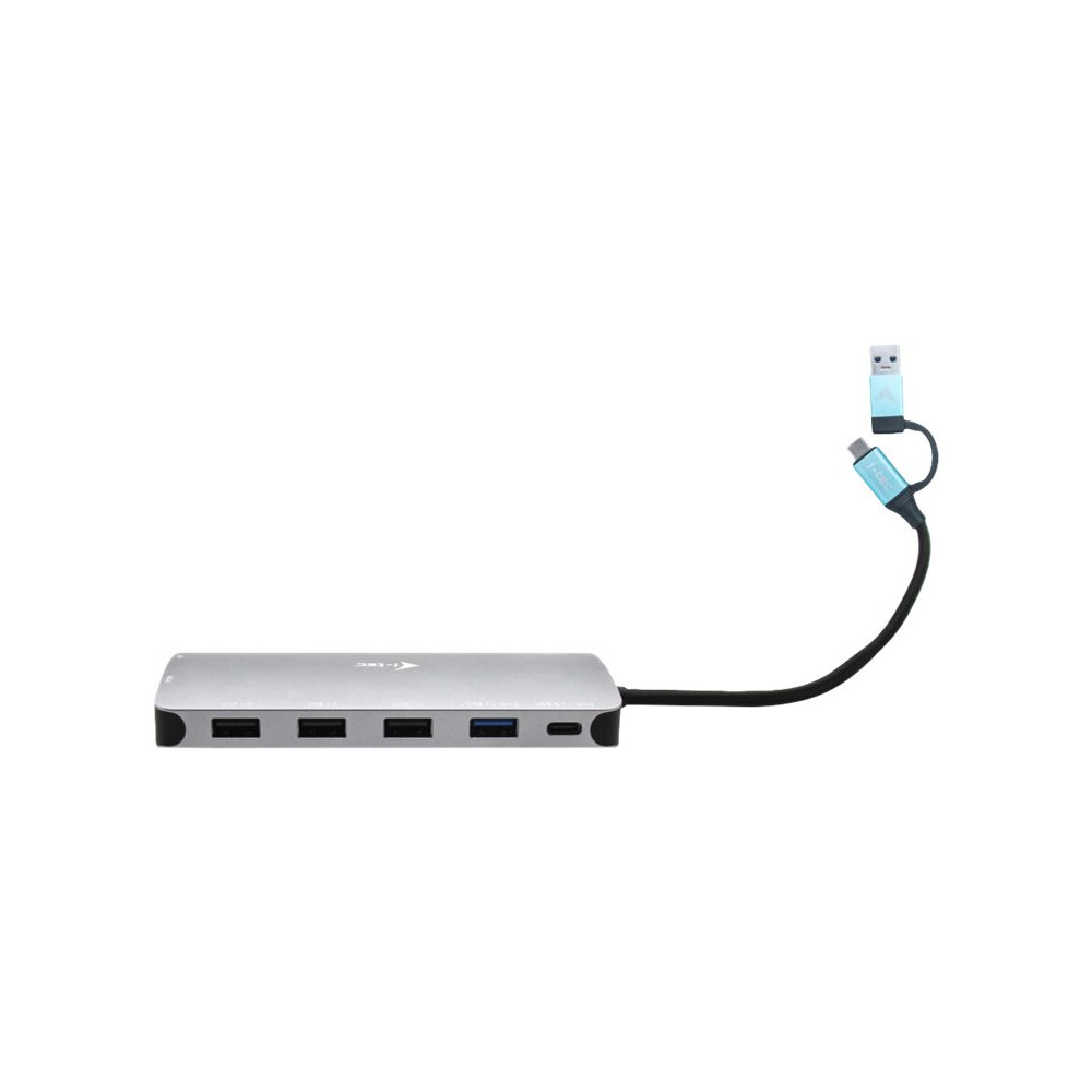 Produktbild för i-Tec Nano Dock - dockningsstation - USB 3.0 / USB4 / Thunderbolt 4 - VGA, 2 x HDMI - 1GbE