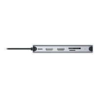 Produktbild för i-Tec Nano Dock - dockningsstation - USB 3.0 / USB4 / Thunderbolt 4 - VGA, 2 x HDMI - 1GbE