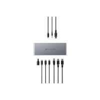 Produktbild för Targus HyperDrive 11-in-1 - dockningsstation - USB-C / Thunderbolt 4 - 11-slot - HDMI, 2 x Thunderbolt - 2.5GbE