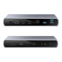 Produktbild för Targus HyperDrive 11-in-1 - dockningsstation - USB-C / Thunderbolt 4 - 11-slot - HDMI, 2 x Thunderbolt - 2.5GbE