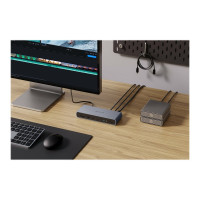 Produktbild för Targus HyperDrive 11-in-1 - dockningsstation - USB-C / Thunderbolt 4 - 11-slot - HDMI, 2 x Thunderbolt - 2.5GbE