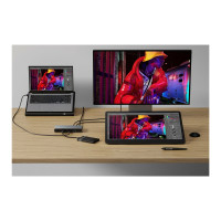 Produktbild för Targus HyperDrive 11-in-1 - dockningsstation - USB-C / Thunderbolt 4 - 11-slot - HDMI, 2 x Thunderbolt - 2.5GbE