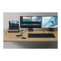 Produktbild för Targus HyperDrive 11-in-1 - dockningsstation - USB-C / Thunderbolt 4 - 11-slot - HDMI, 2 x Thunderbolt - 2.5GbE