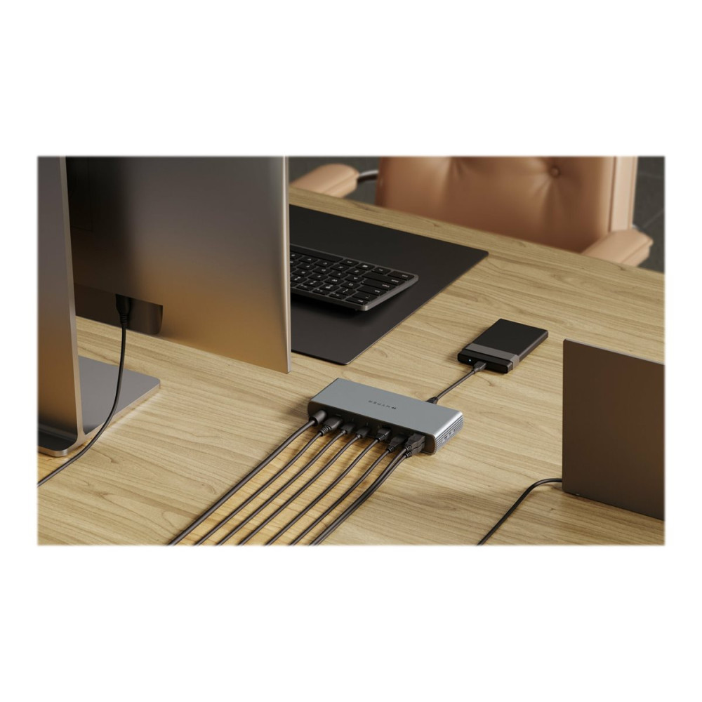 Produktbild för Targus HyperDrive 11-in-1 - dockningsstation - USB-C / Thunderbolt 4 - 11-slot - HDMI, 2 x Thunderbolt - 2.5GbE