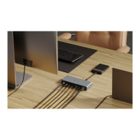 Produktbild för Targus HyperDrive 11-in-1 - dockningsstation - USB-C / Thunderbolt 4 - 11-slot - HDMI, 2 x Thunderbolt - 2.5GbE