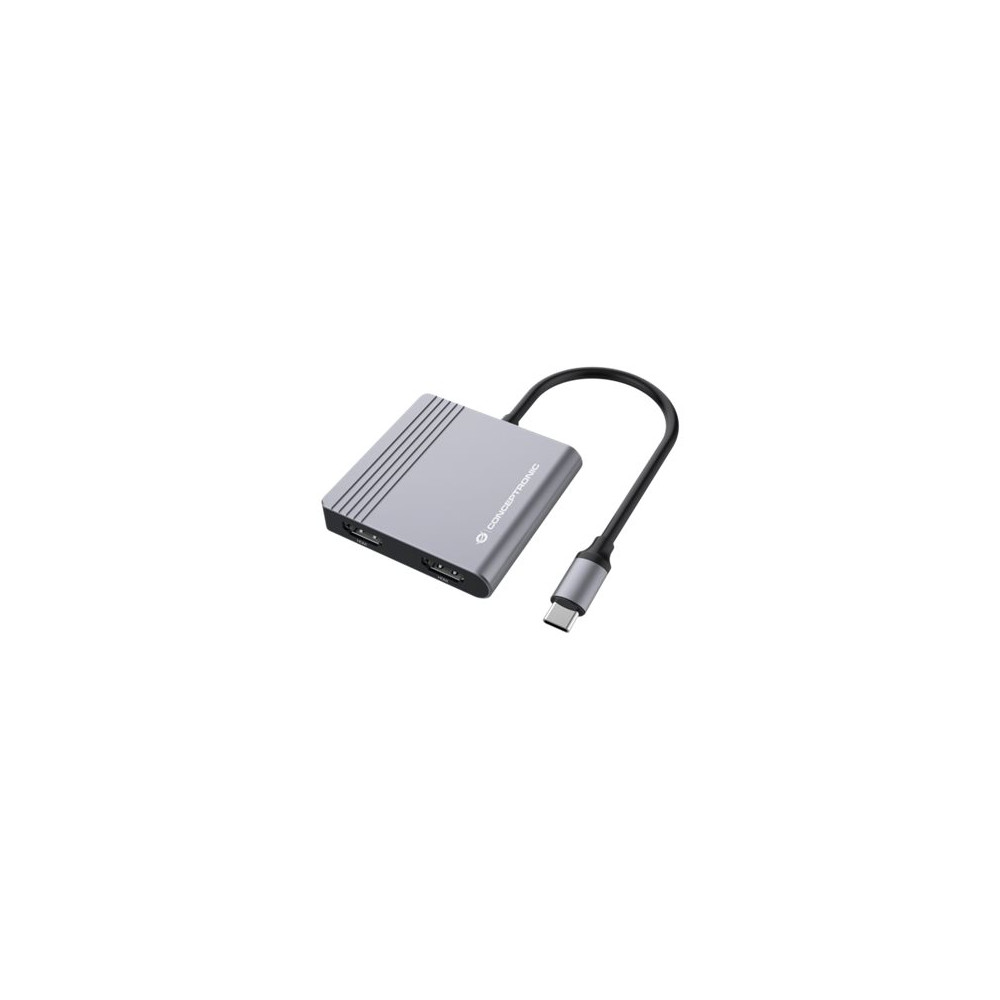 Produktbild för Conceptronic - dockningsstation - USB-C - 2 x HDMI
