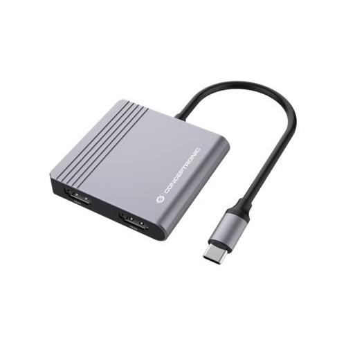 Conceptronic Conceptronic - dockningsstation - USB-C - 2 x HDMI