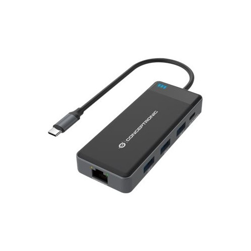 Conceptronic Conceptronic - dockningsstation - USB-C - 2 x HDMI - 1GbE