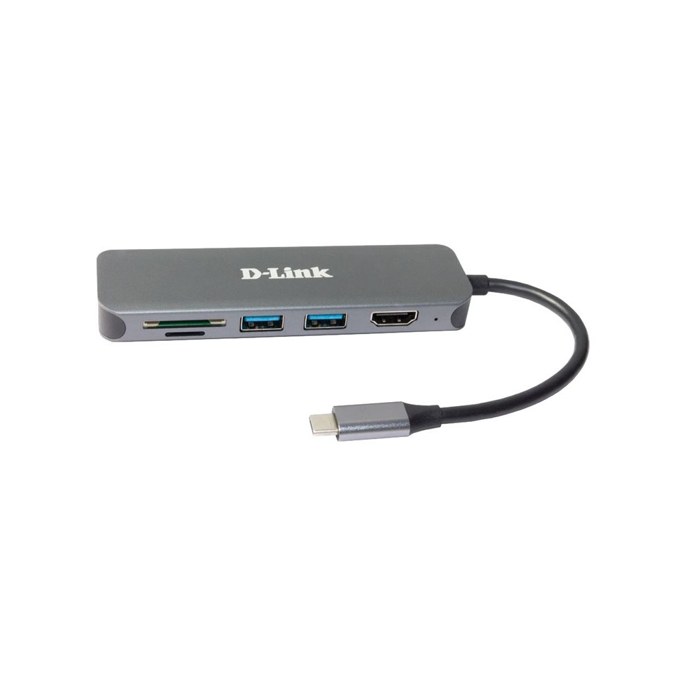 Produktbild för D-Link DUB-2327 - dockningsstation - USB-C / Thunderbolt 3 - HDMI