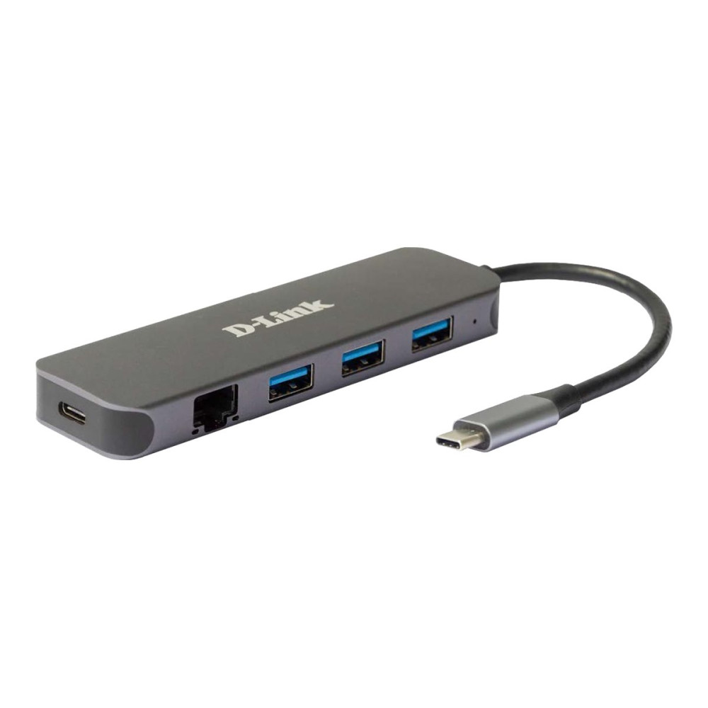 Produktbild för D-Link DUB-2334 - dockningsstation - USB-C - HDMI - 1GbE