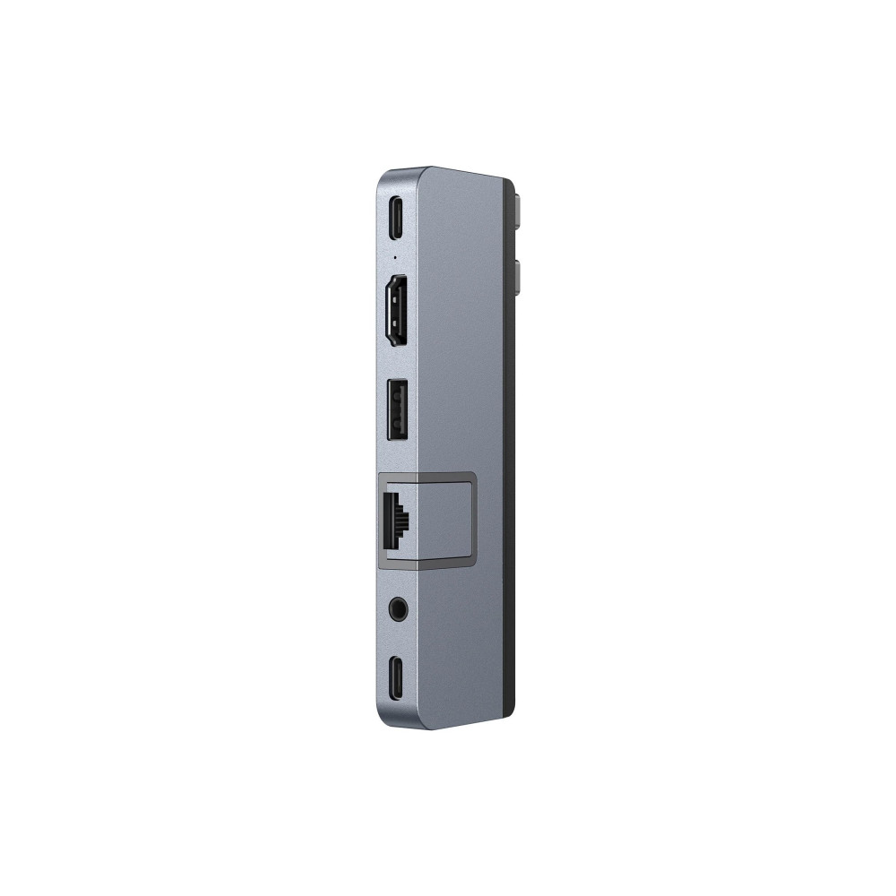 Produktbild för HyperDrive DUO Pro - dockningsstation - USB-C x 2 - HDMI, Thunderbolt, USB4 - 1GbE