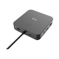 Produktbild för i-Tec - dockningsstation - USB-C / USB4 / Thunderbolt 3 / Thunderbolt 4 - HDMI, 2 x DP++ - 1GbE