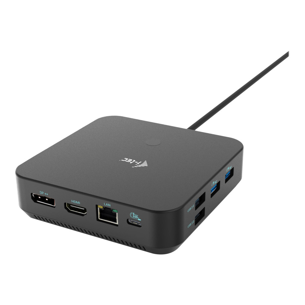 Produktbild för i-Tec - dockningsstation - USB-C / USB4 / Thunderbolt 3 / Thunderbolt 4 - HDMI, 2 x DP++ - 1GbE