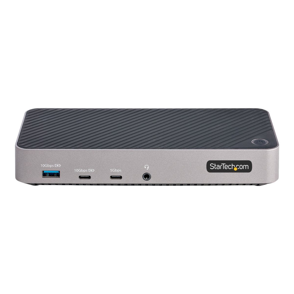 Produktbild för StarTech.com USB-C Triple Monitor Docking Station - HDMI/DP Triple 4k USB-C Dock - 5x USB Hub - GbE - 100W PD - Universal Multi Monitor Docking Station - Thunderbolt 3/4 Compatible (116E-USBC-DOCK) - dockningsstation - USB-C - 1GbE