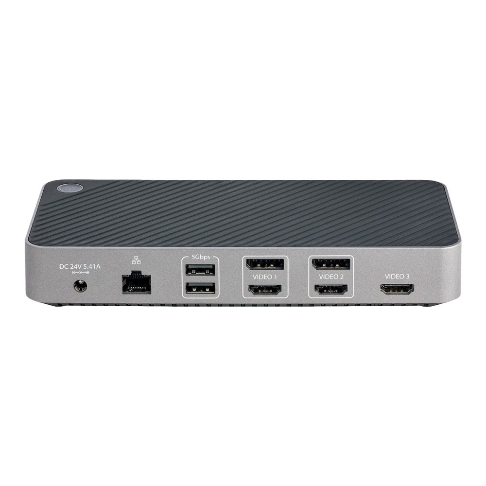 Produktbild för StarTech.com USB-C Triple Monitor Docking Station - HDMI/DP Triple 4k USB-C Dock - 5x USB Hub - GbE - 100W PD - Universal Multi Monitor Docking Station - Thunderbolt 3/4 Compatible (116E-USBC-DOCK) - dockningsstation - USB-C - 1GbE